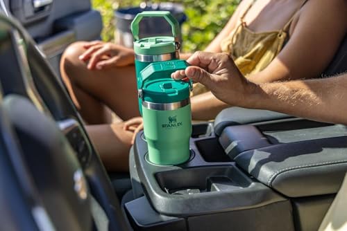 Stanley IceFlow Stainless Steel Tumbler - Vacuum Insulated Water Bottle for Home, Office or Car Reusable Cup with Straw Leak Resistant Flip Cold for 12 Hours or Iced for 2 Days, Mist, 30 OZ / 0.89 L