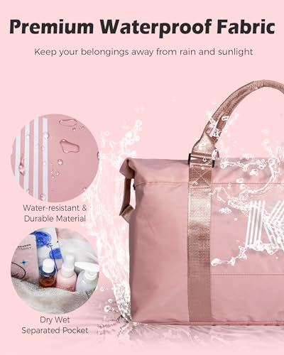 Graduation Gifts for Girls, Initial Travel Duffel Bag, Sports Bag, Personalized Weekender Bag，Monogram Overnight Bag Gift for Grandmother,Birthday Gifts Personalized Gifts (Letter M)