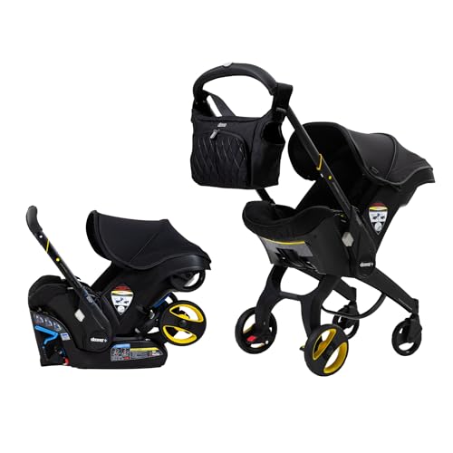 Doona Car Seat & Stroller, Nitro Black - All-in-One Travel System