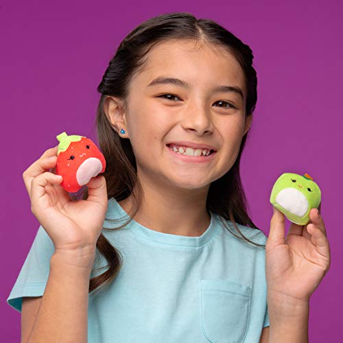 Squishville by Original Squishmallows Sweet Tooth Squad Plush - 2-Inch Bernice, Chanel, Cinnamon, Carmelita, Maya & Clara Plush - Toys for Kids