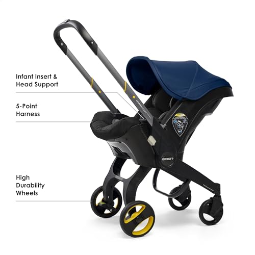 Doona Car Seat & Stroller, Nitro Black - All-in-One Travel System
