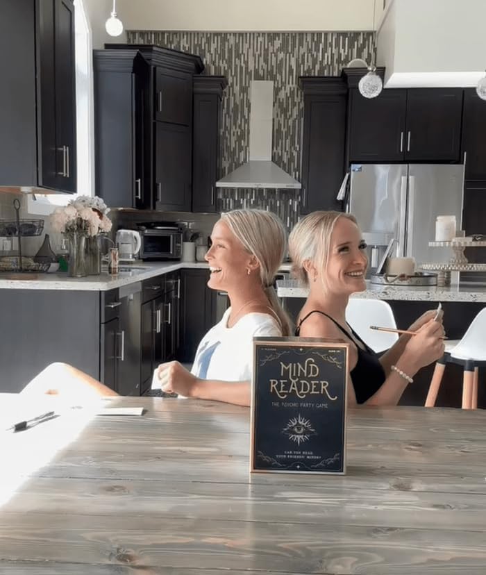 MIND READER – Can You Read Your Friends' Minds? The Fun Mind Reading Psychic Mind Meld Medium Family Party Game for Kids, Teens, Adults, Friends & Families - Perfect for Halloween or Board Games Night
