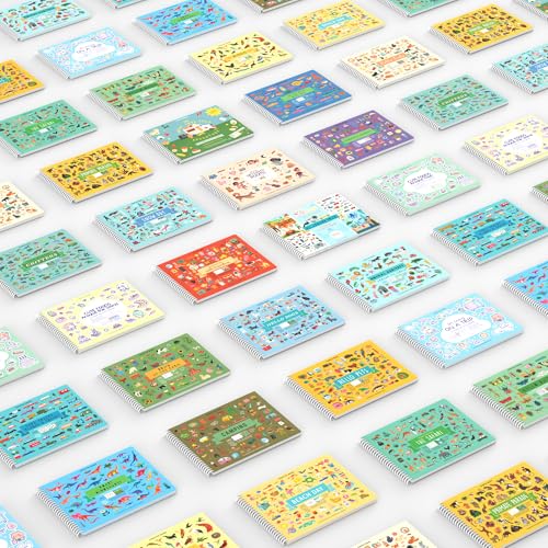 Cupkin Animal Sticker Book Activity for Kids, Toddler Airplane Travel Essentials, 500+ Habitat Stickers for Kids + 12 Scenes + 12 Coloring Book Pages, Animal Lover Kids Gift, Kids Crafts for Ages 2-8