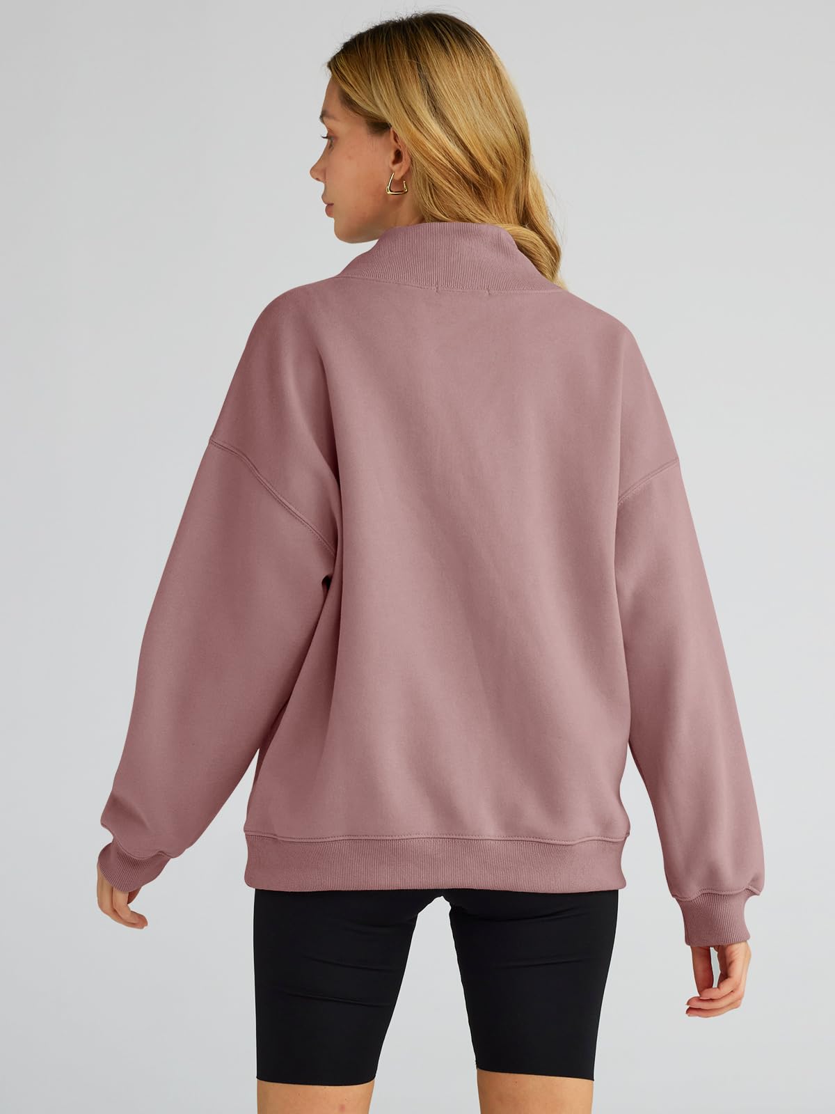 Trendy Queen Womens Oversized Sweatshirts Turtleneck Pullover Long Sleeve Hoodies Tops Fall Outfits 2024 Clothes