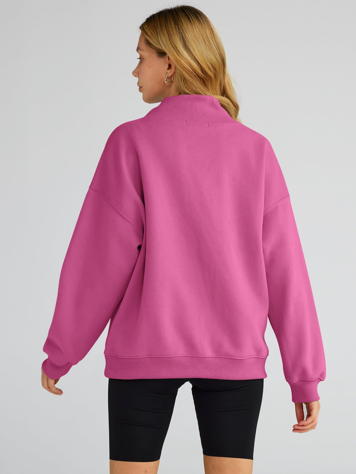 Trendy Queen Womens Oversized Sweatshirts Turtleneck Pullover Long Sleeve Hoodies Tops Fall Outfits 2024 Clothes
