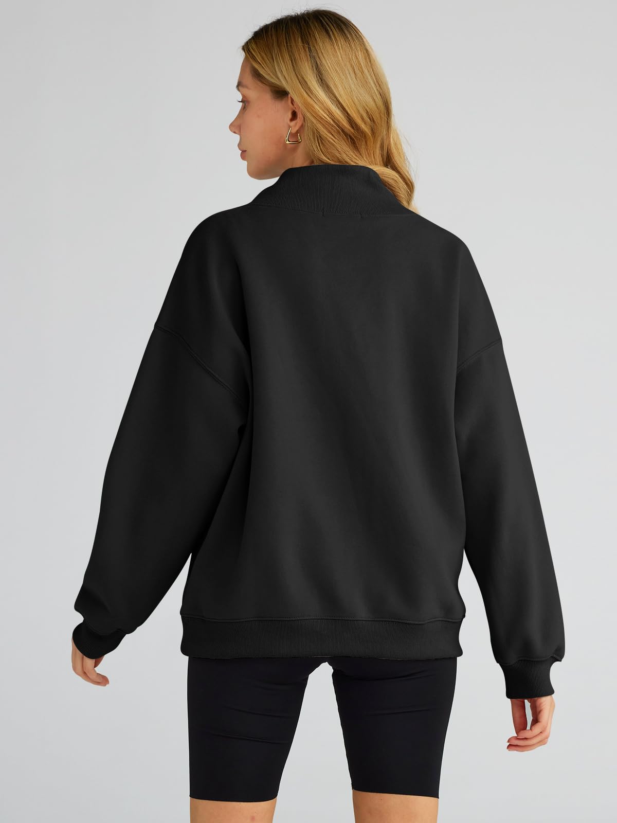 Trendy Queen Womens Oversized Sweatshirts Turtleneck Pullover Long Sleeve Hoodies Tops Fall Outfits 2024 Clothes