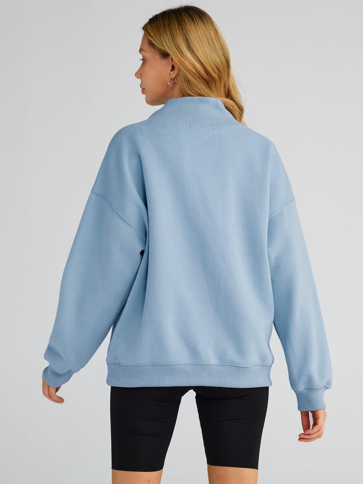 Trendy Queen Womens Oversized Sweatshirts Turtleneck Pullover Long Sleeve Hoodies Tops Fall Outfits 2024 Clothes