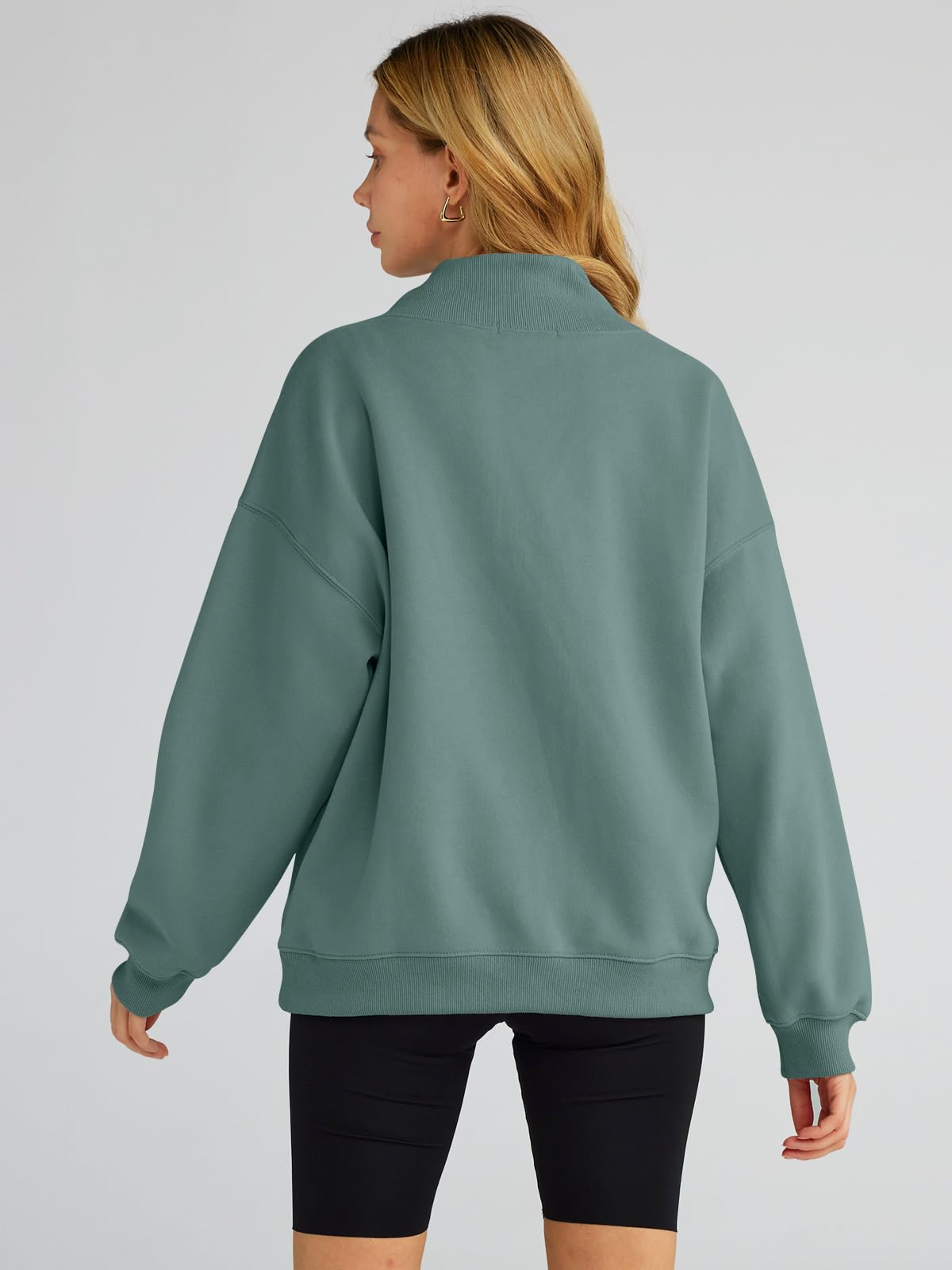 Trendy Queen Womens Oversized Sweatshirts Turtleneck Pullover Long Sleeve Hoodies Tops Fall Outfits 2024 Clothes