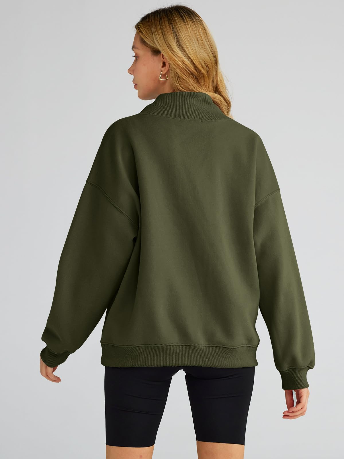 Trendy Queen Womens Oversized Sweatshirts Turtleneck Pullover Long Sleeve Hoodies Tops Fall Outfits 2024 Clothes