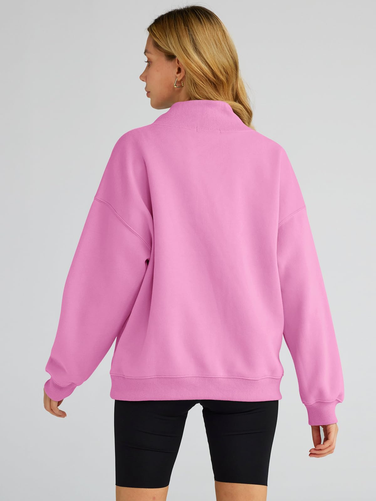Trendy Queen Womens Oversized Sweatshirts Turtleneck Pullover Long Sleeve Hoodies Tops Fall Outfits 2024 Clothes
