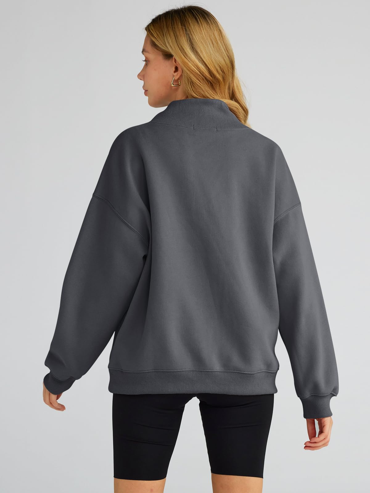 Trendy Queen Womens Oversized Sweatshirts Turtleneck Pullover Long Sleeve Hoodies Tops Fall Outfits 2024 Clothes