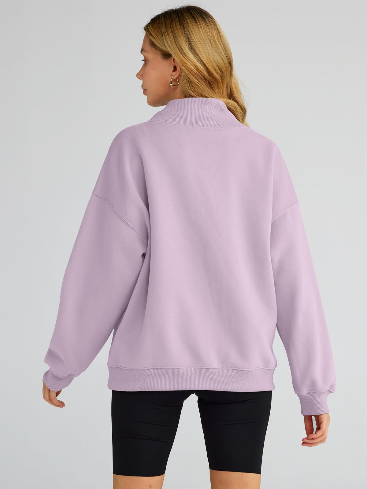 Trendy Queen Womens Oversized Sweatshirts Turtleneck Pullover Long Sleeve Hoodies Tops Fall Outfits 2024 Clothes