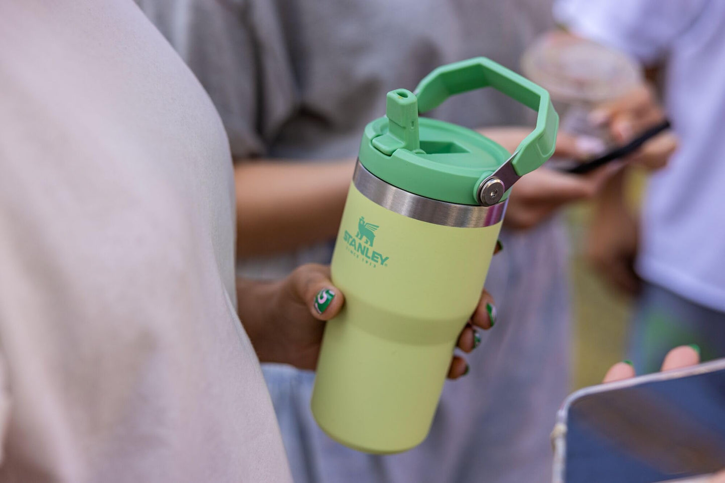 Stanley IceFlow Stainless Steel Tumbler - Vacuum Insulated Water Bottle for Home, Office or Car Reusable Cup with Straw Leak Resistant Flip Cold for 12 Hours or Iced for 2 Days, Mist, 30 OZ / 0.89 L