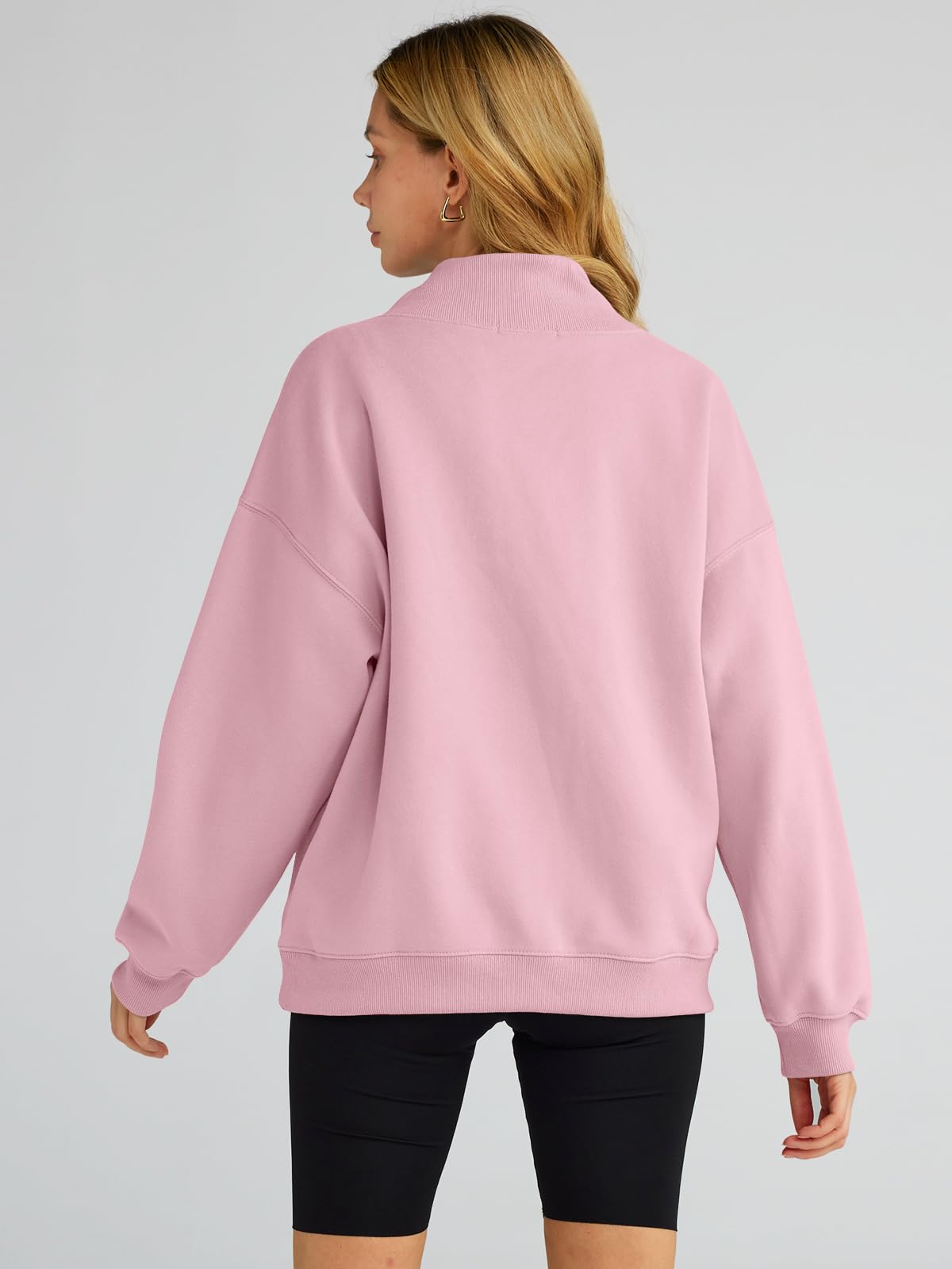Trendy Queen Womens Oversized Sweatshirts Turtleneck Pullover Long Sleeve Hoodies Tops Fall Outfits 2024 Clothes