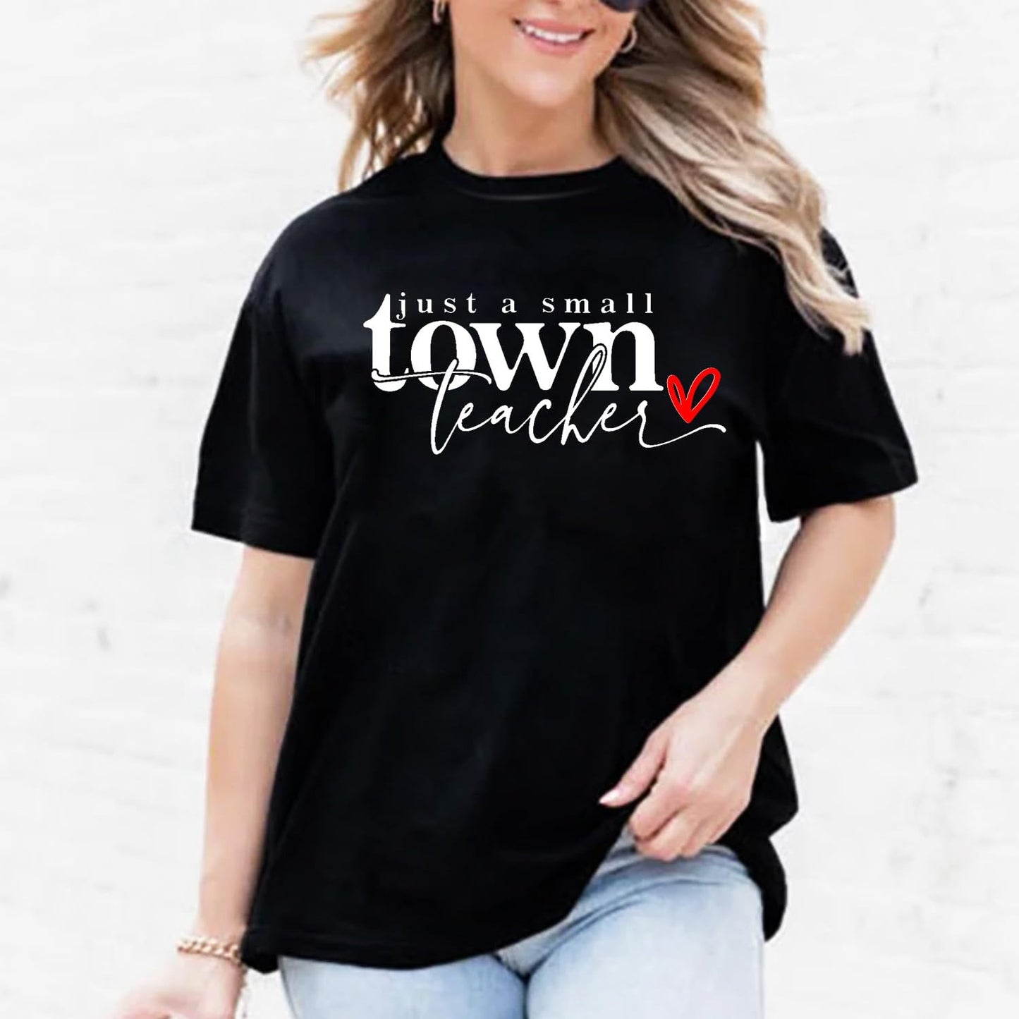 Womens Teacher Shirts Wild About Teaching Leopard Print T-Shirt Teacher Life Tee Top