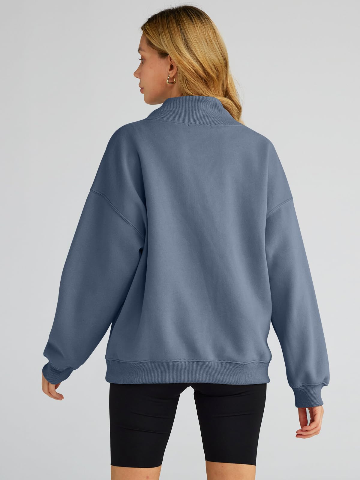 Trendy Queen Womens Oversized Sweatshirts Turtleneck Pullover Long Sleeve Hoodies Tops Fall Outfits 2024 Clothes
