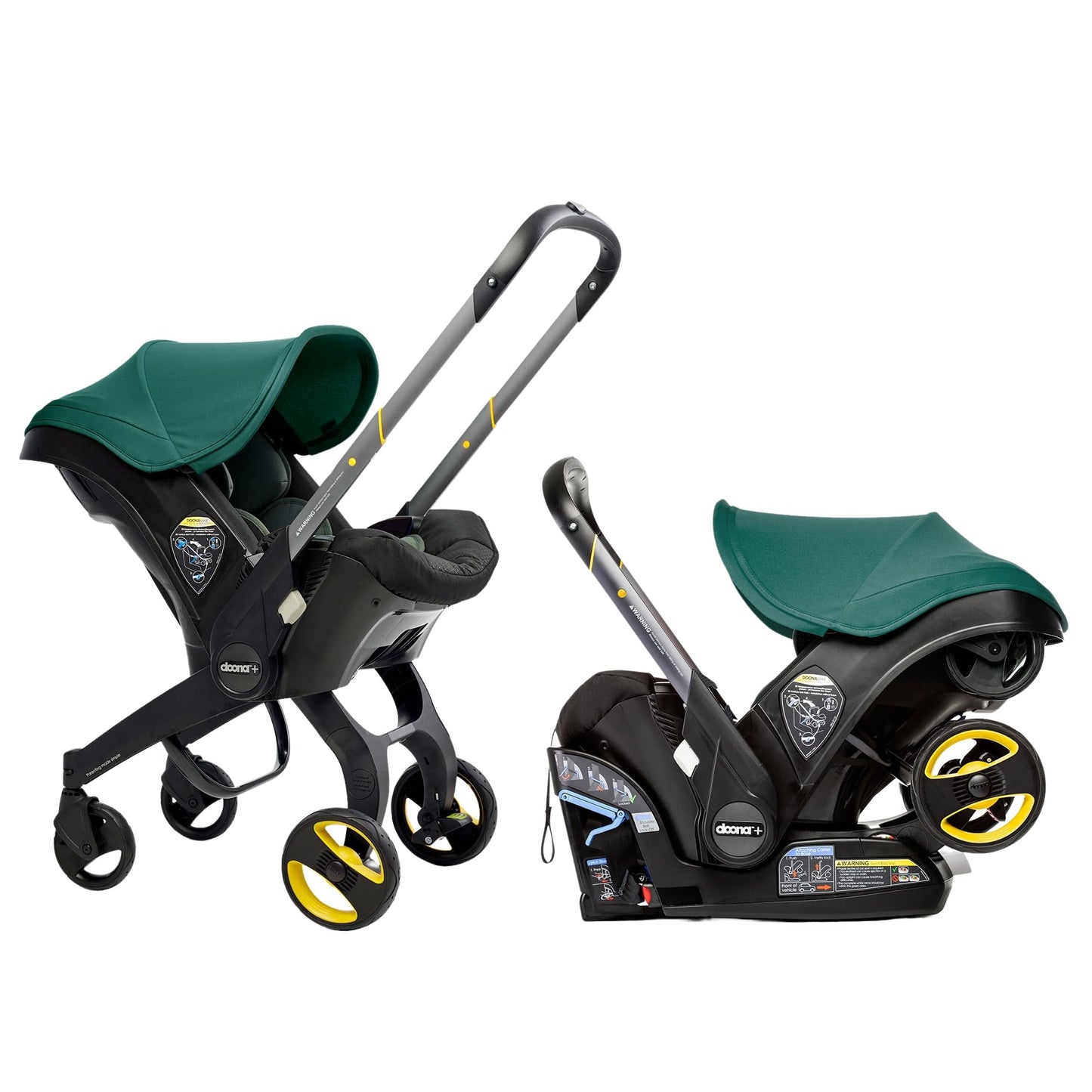 Doona Car Seat & Stroller, Nitro Black - All-in-One Travel System