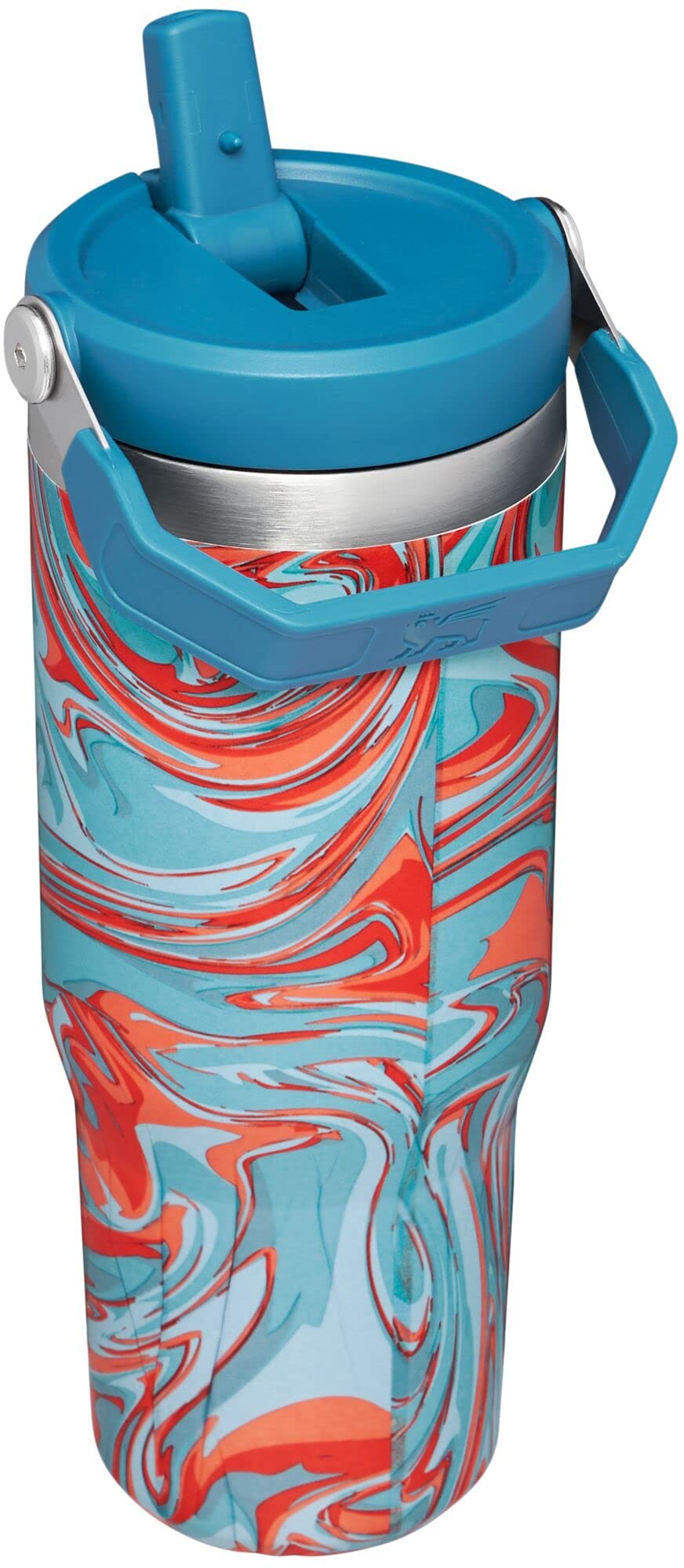 Stanley IceFlow Stainless Steel Tumbler - Vacuum Insulated Water Bottle for Home, Office or Car Reusable Cup with Straw Leak Resistant Flip Cold for 12 Hours or Iced for 2 Days, Mist, 30 OZ / 0.89 L