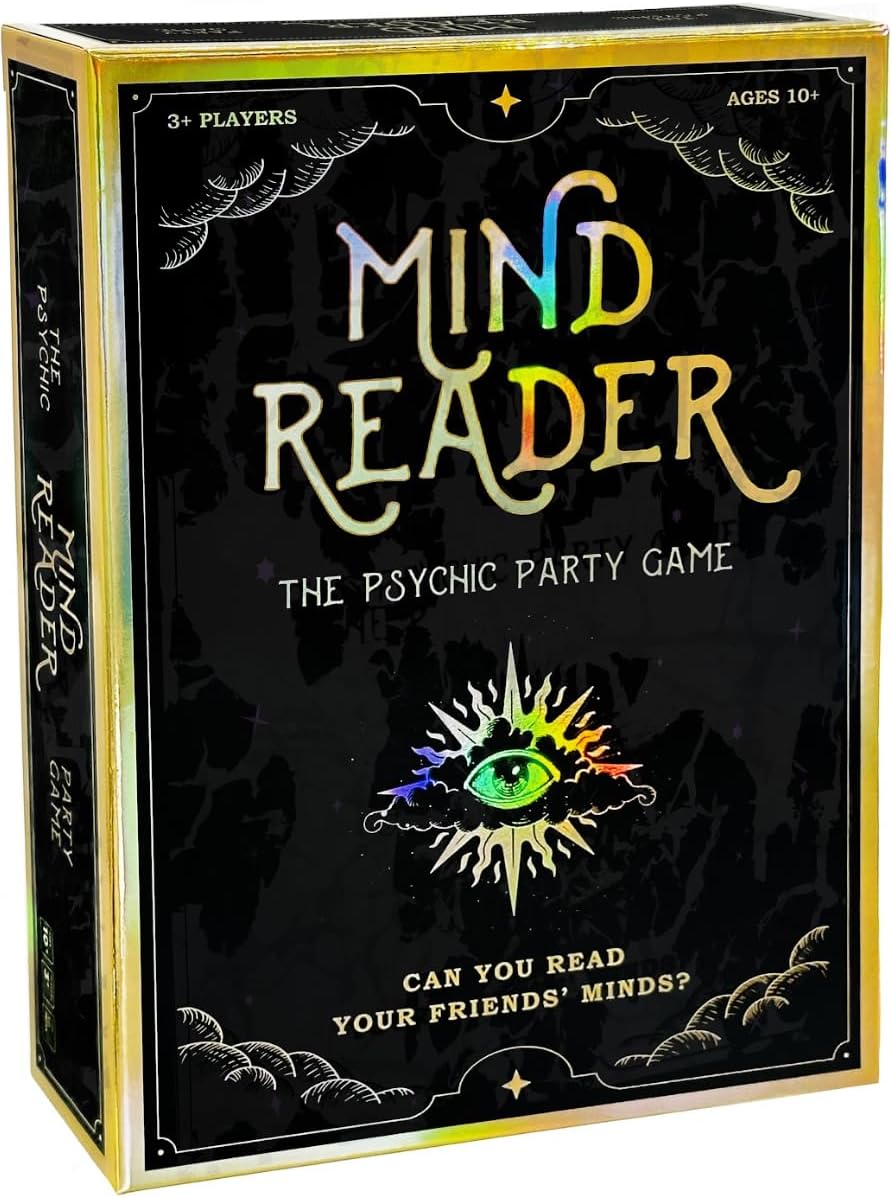MIND READER – Can You Read Your Friends' Minds? The Fun Mind Reading Psychic Mind Meld Medium Family Party Game for Kids, Teens, Adults, Friends & Families - Perfect for Halloween or Board Games Night
