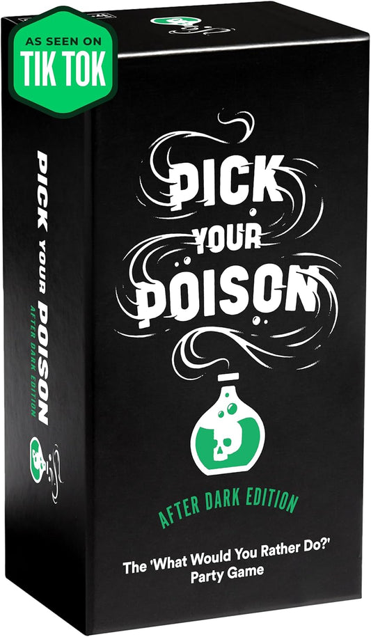 Pick Your Poison After Dark Party Game - The “What Would You Rather Do?” Card Game, Great for College Students and Adults Halloween Party or a Fun Game Night with Friends