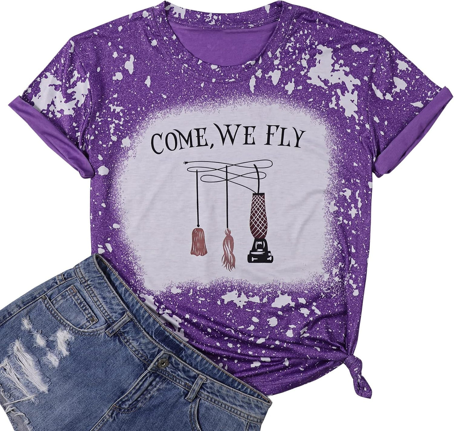 Teacher Halloween Shirt Spooky Tshirt: Teaching My Boos Tee - Womens Cute Ghost T Shirt Casual Short Sleeve Fall Tops