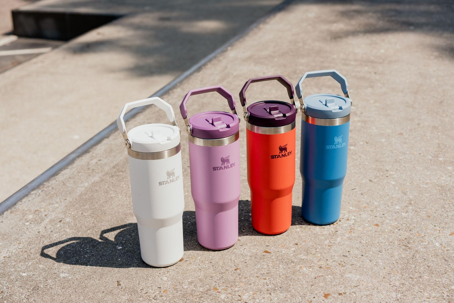 Stanley IceFlow Stainless Steel Tumbler - Vacuum Insulated Water Bottle for Home, Office or Car Reusable Cup with Straw Leak Resistant Flip Cold for 12 Hours or Iced for 2 Days, Mist, 30 OZ / 0.89 L