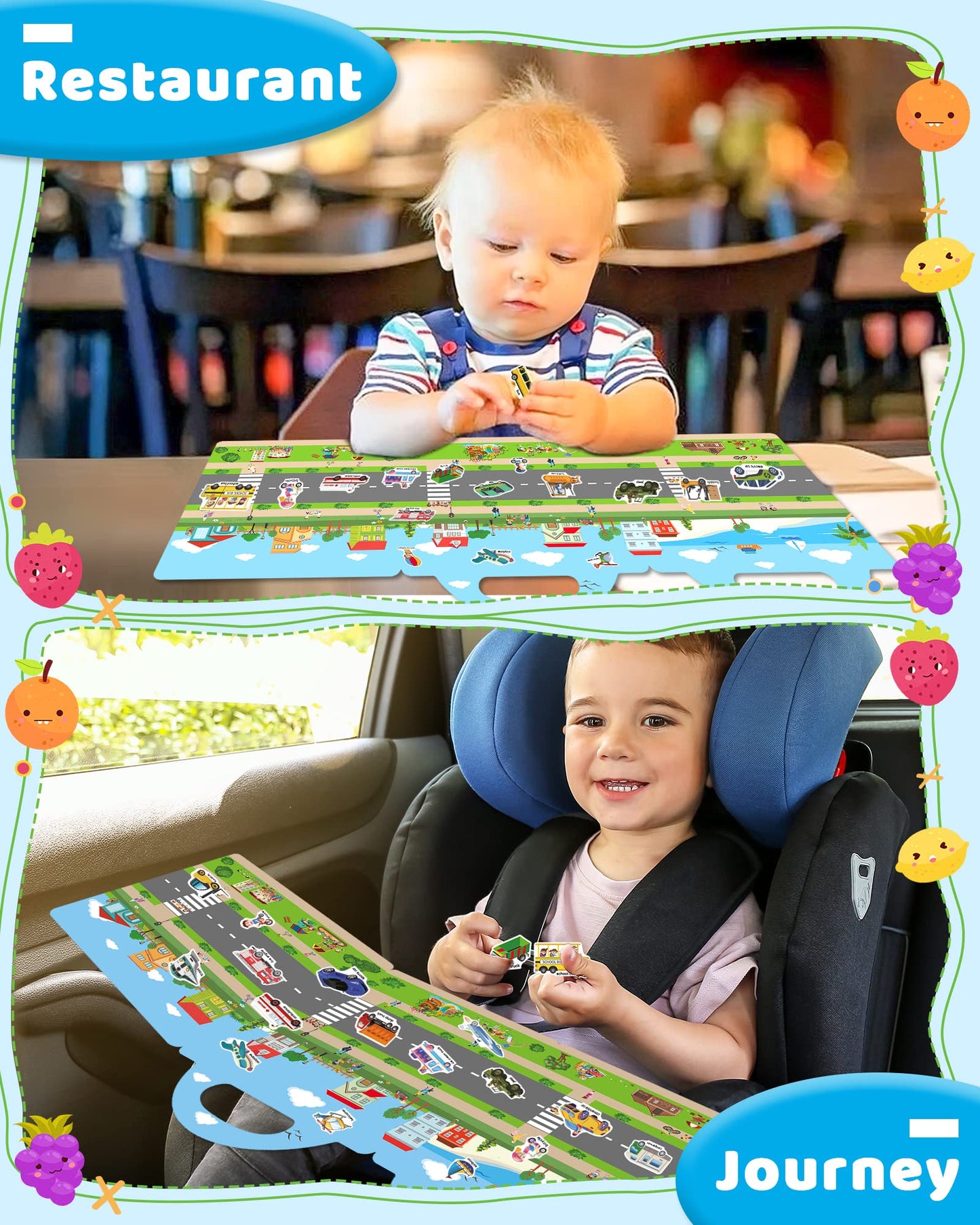 Benresive Halloween Reusable Sticker Book for Toddlers 2-4 Year, Travel Halloween Stickers for Kids, Waterproof Sticker Books for Toddlers 1-3, 38 Pcs Crafts Activities for Todddlers 1-3 2-4 3-5