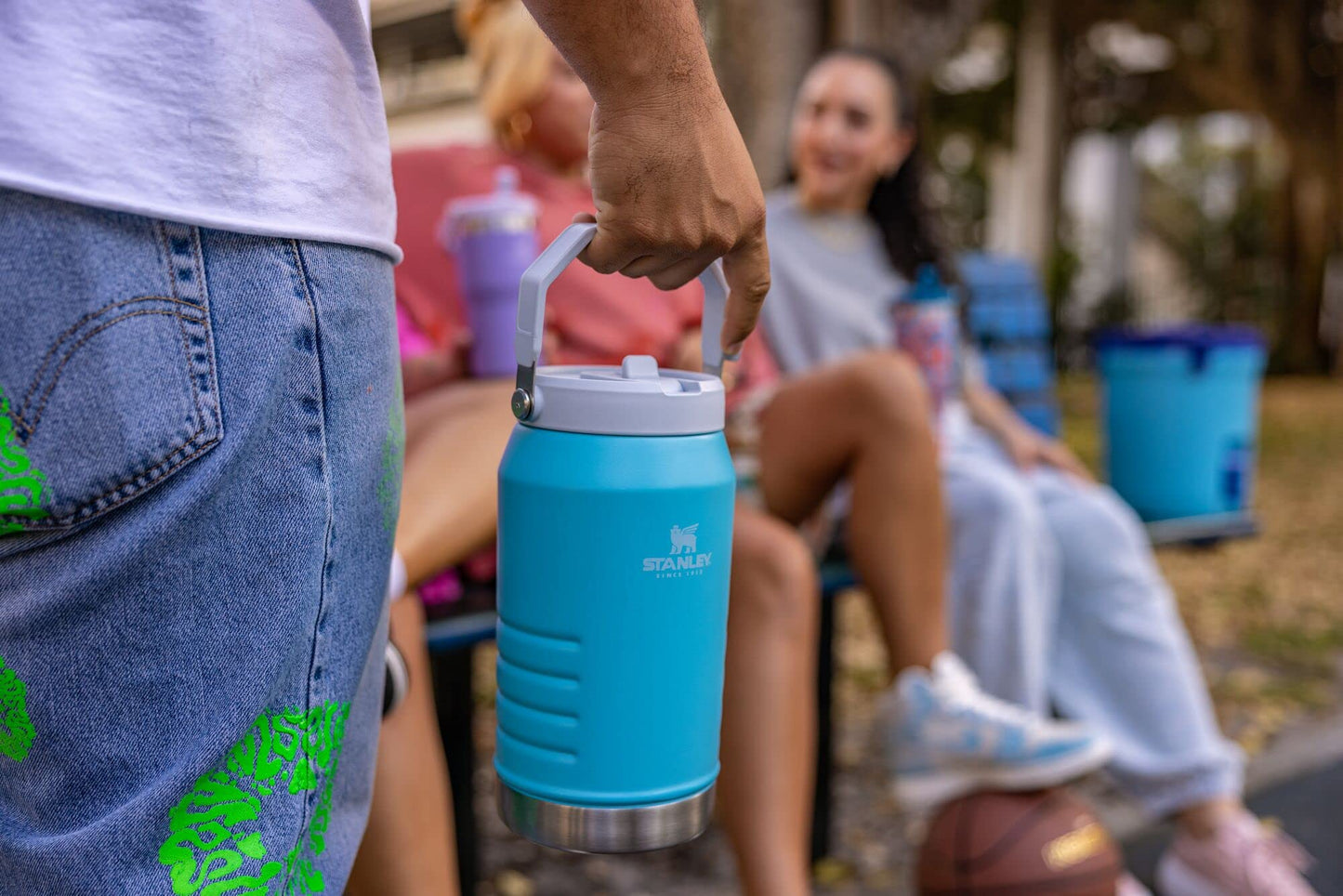 Stanley IceFlow Stainless Steel Tumbler - Vacuum Insulated Water Bottle for Home, Office or Car Reusable Cup with Straw Leak Resistant Flip Cold for 12 Hours or Iced for 2 Days, Mist, 30 OZ / 0.89 L